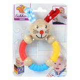 Eichhorn Baby-Beißring Hase aus Holz