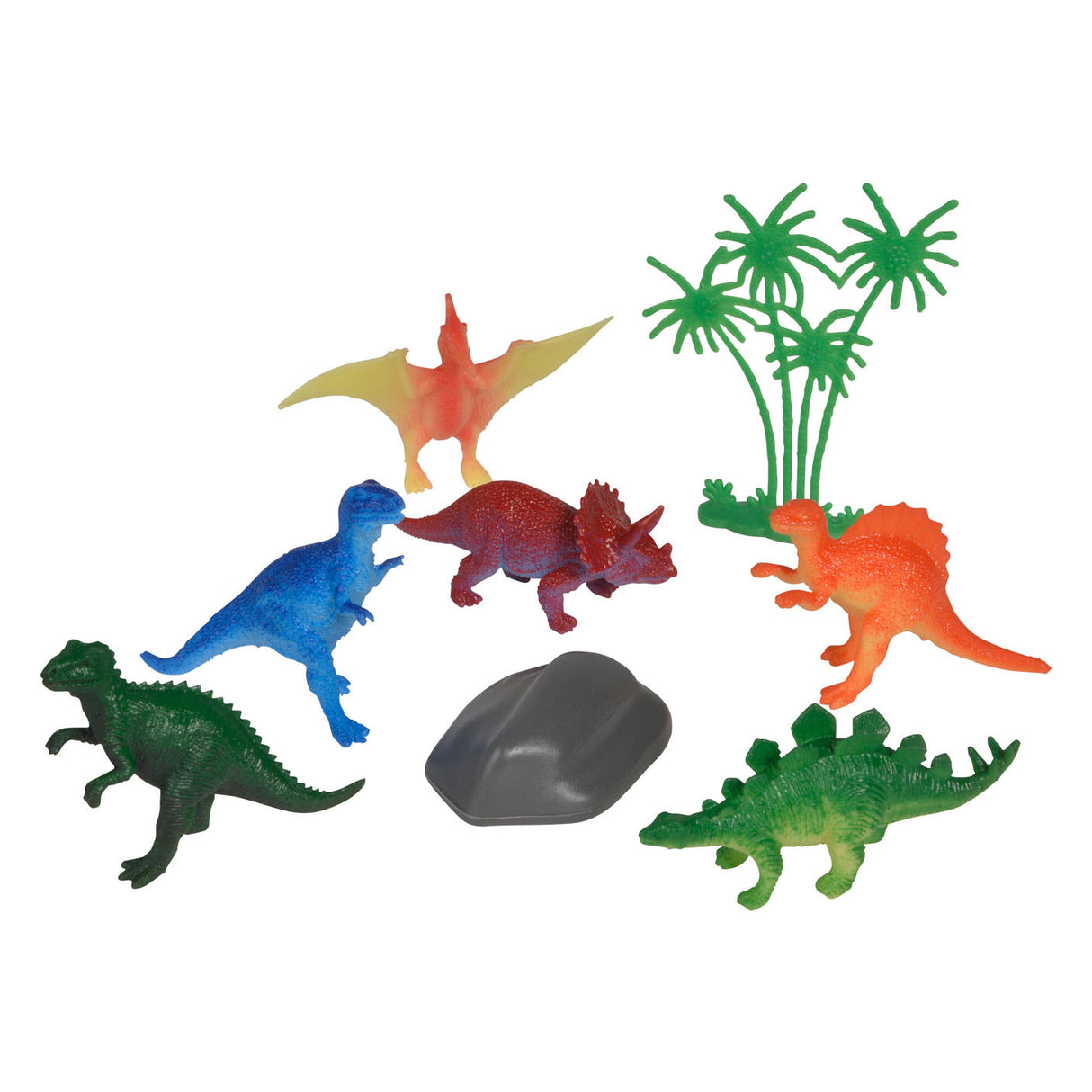 Simba-Dinosaurier in Schatztruhe, 6-tlg.