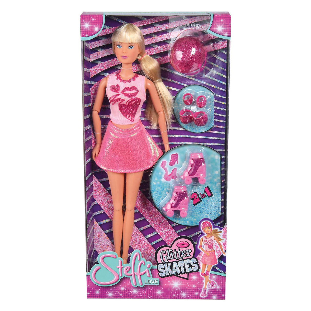 Steffi Love glitter pattini pop