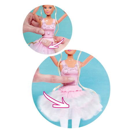 Simba Steffi liebt tanzende Ballerinas-Puppe