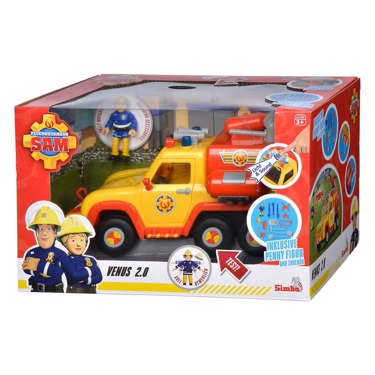 Simba Fire Truck Venus 2.0 med figur