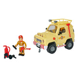 Simba -Feuerwehrmann Sam Mountain 4x4 Jeep mit Figur
