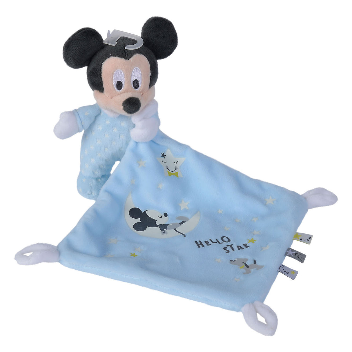 SIMBA MICKEY MOUSE GLOW V Dark Doudou Knuffeldoek