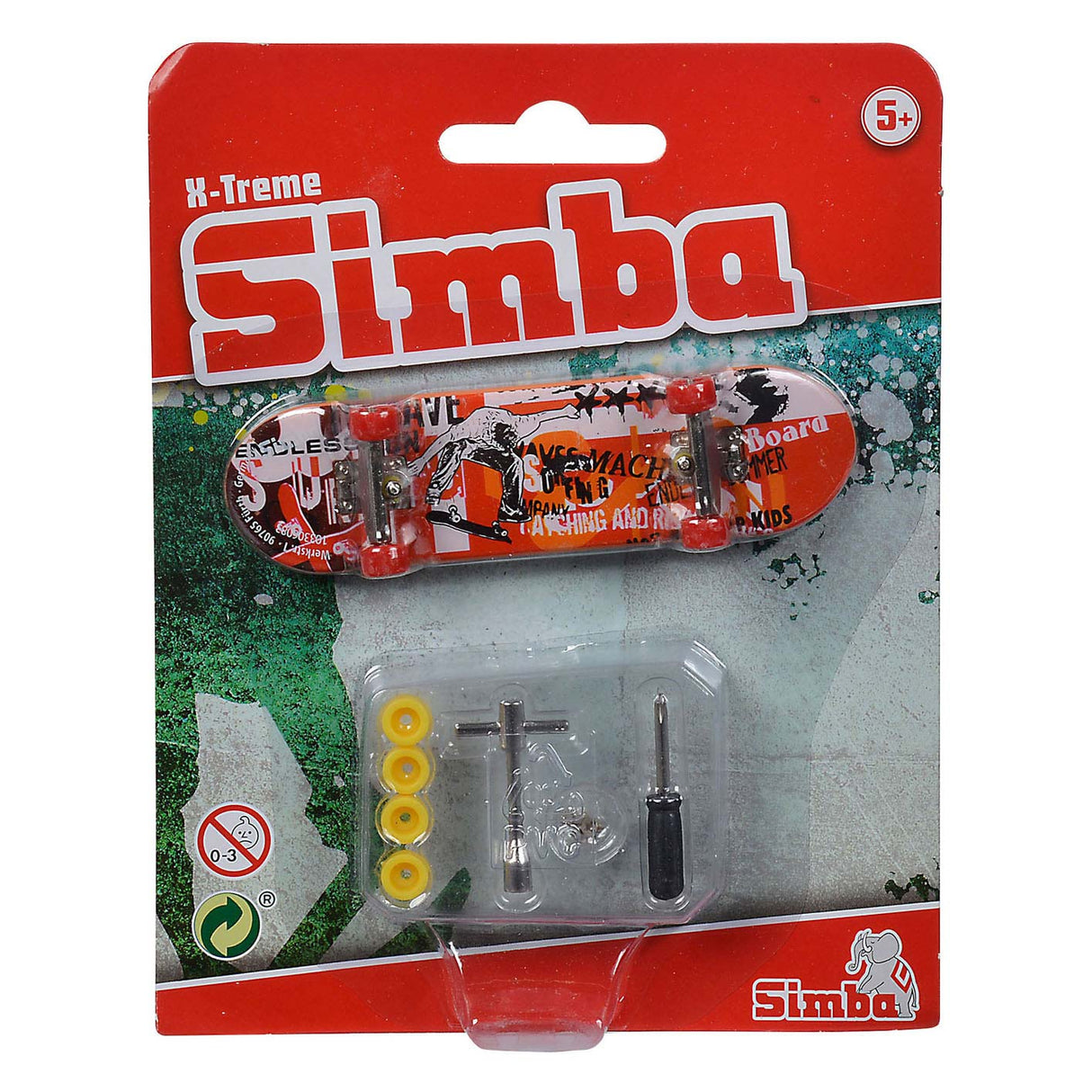 Couleur X-Treme Simba Finger avec des accessoires