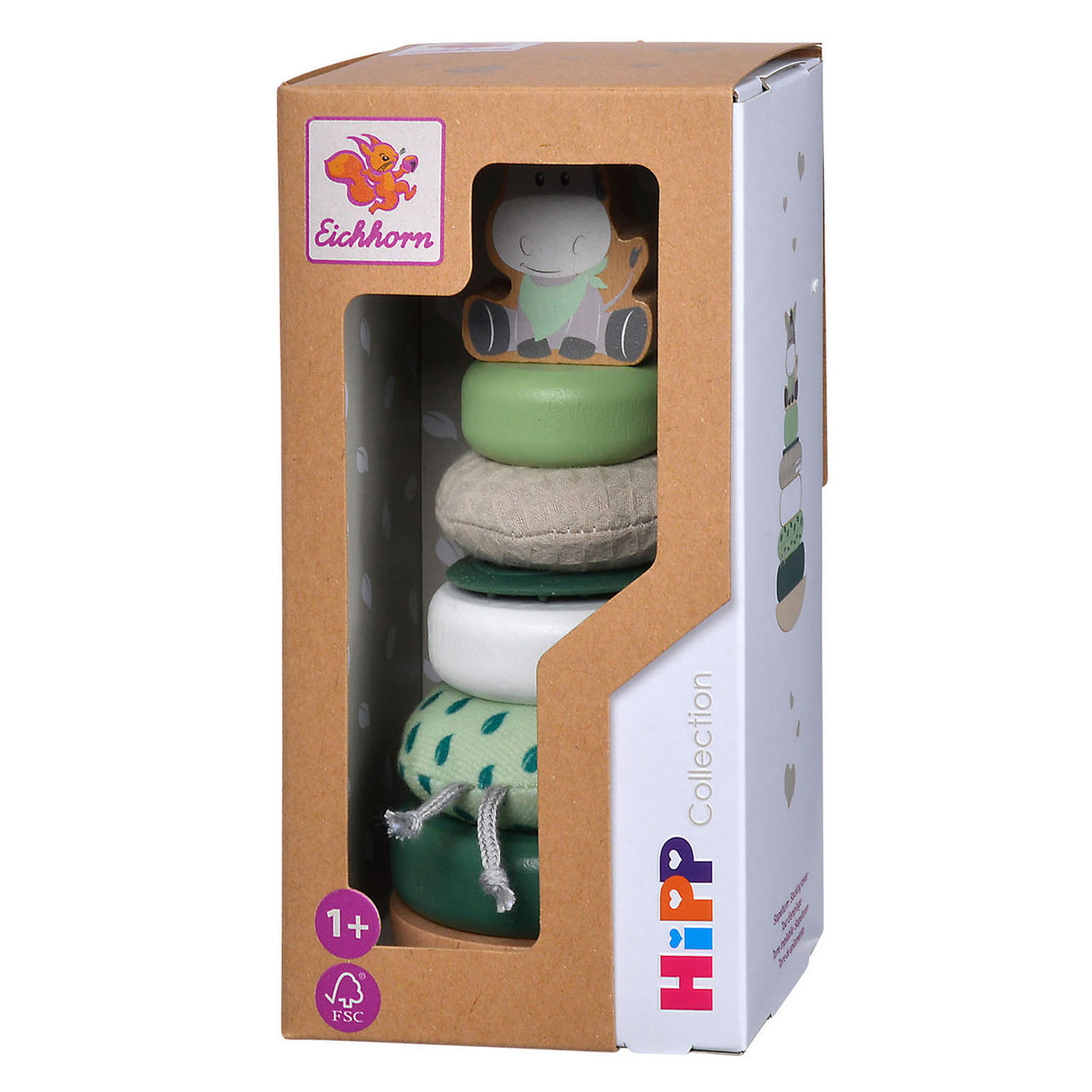 Eichhorn Baby Hipp Stapelturm Esel