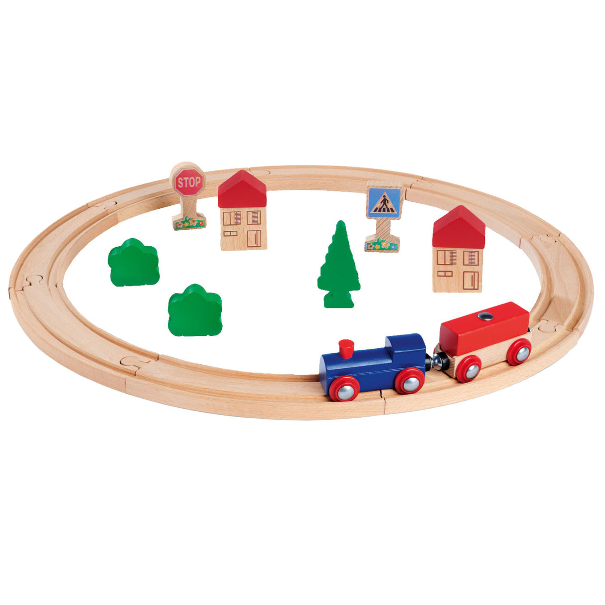 Eichhorn Bahngleis-Spielset, 20-teilig.