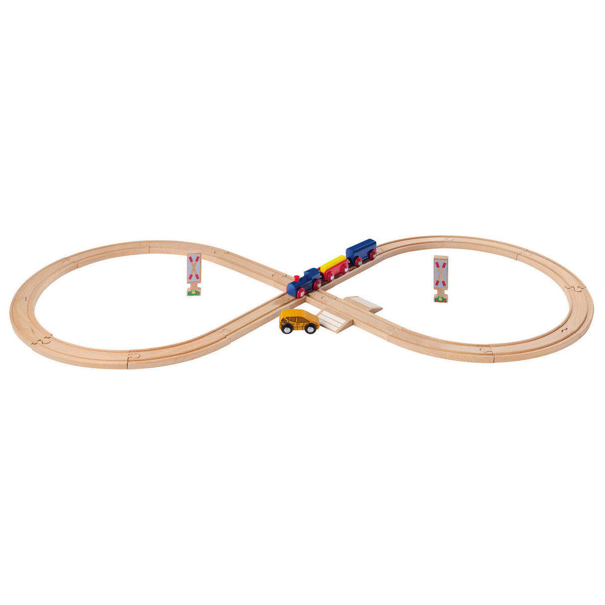 Eichhorn Bahngleis 8-Figuren-Spielset, 27-teilig.