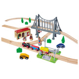 Eichhorn Train Track with Bridge Play Set, 55dlg.