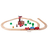 Eichhorn-Eisenbahngleis mit Brückenspielset, 33-teilig.