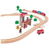 Eichhorn-Eisenbahngleis mit Brückenspielset, 33-teilig.