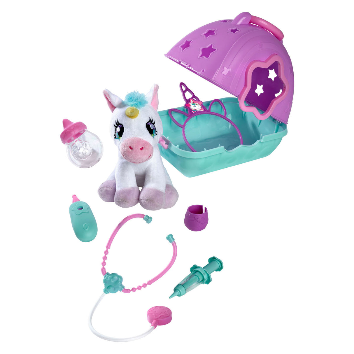 Simba Tierarzt-Spielset mit Einhorn-Kuscheltier