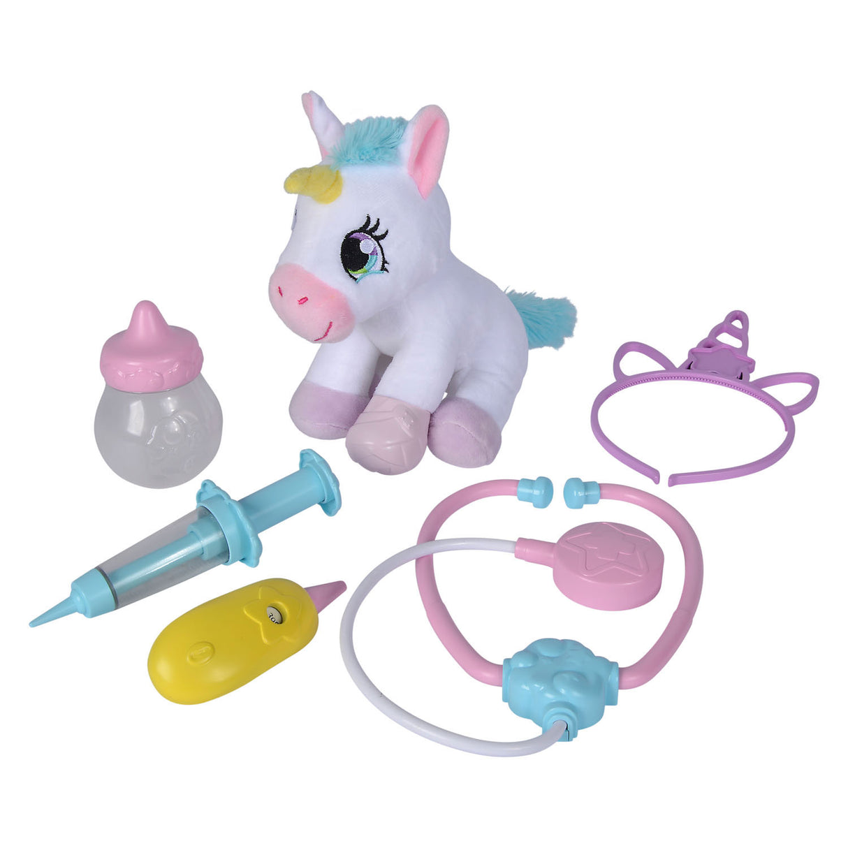Simba Tierarzt-Spielset mit Einhorn-Kuscheltier