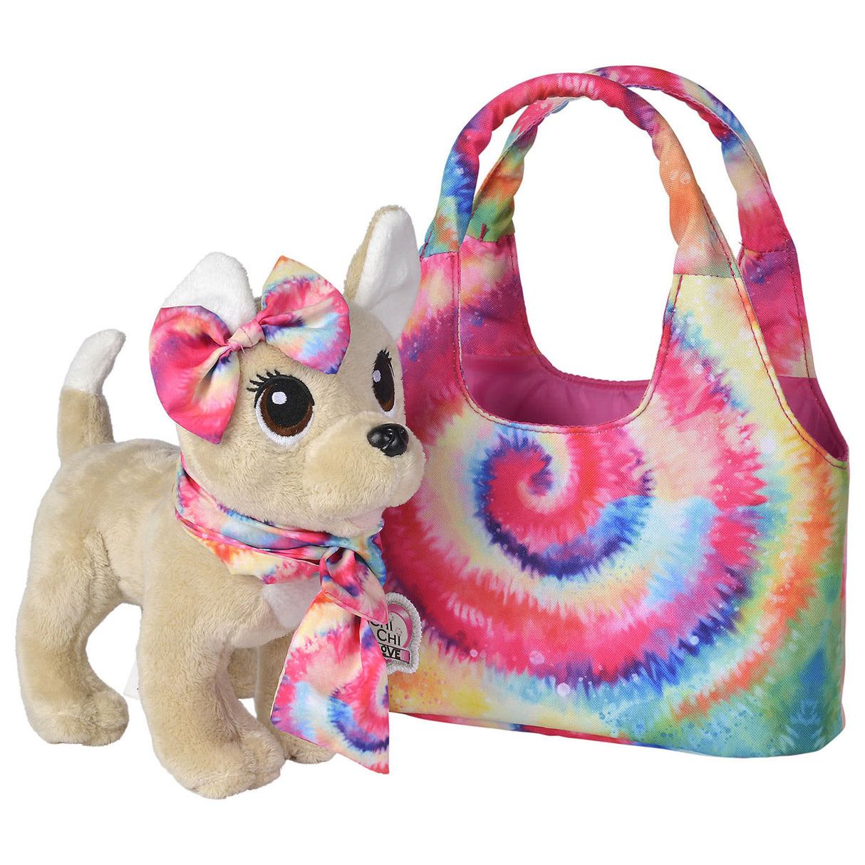 Chi Chi Love Puppy Cuddle in bag Batik Style