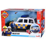 Simba Feuerwehrmann Sam Polizeiauto mit Spielzeugfigur