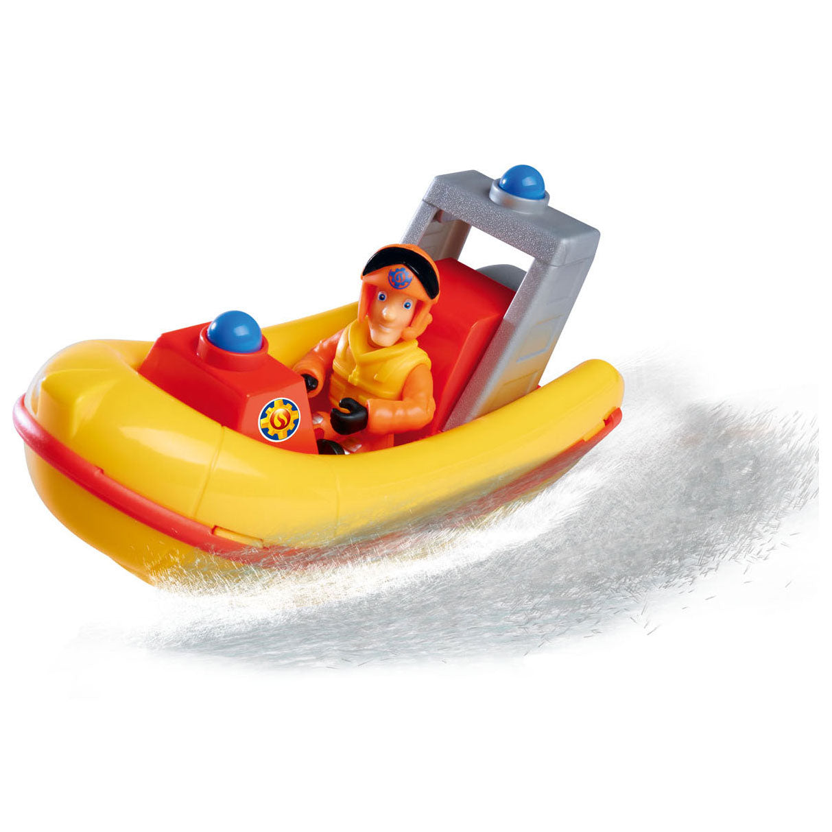 Brannmann Sam Rescue Boat med Play Figure Elvis