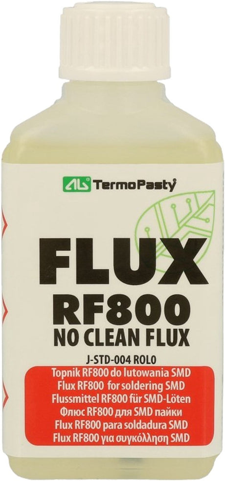 Thermopastie | agt-248 | Lötflussmittel RF800, Flasche 50 ml.