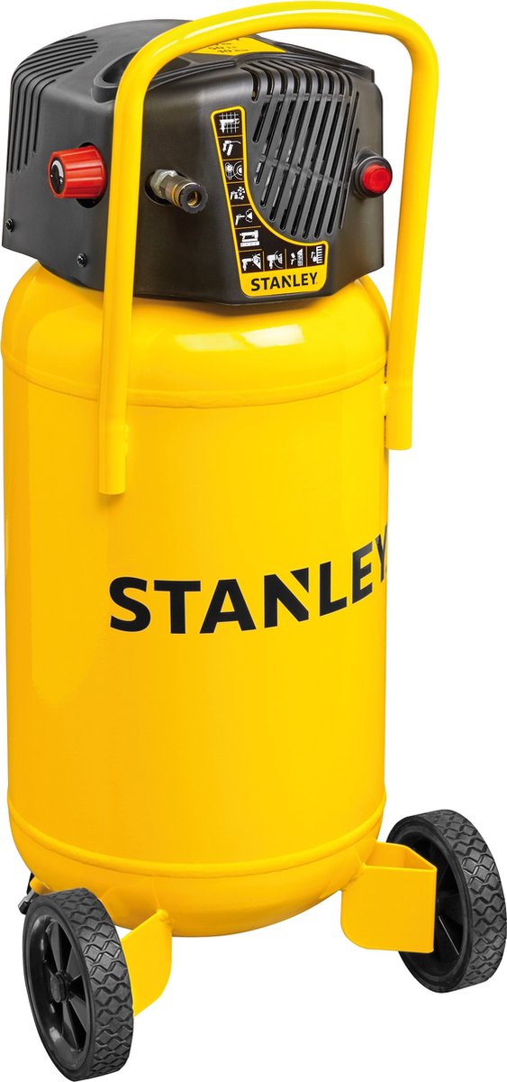 Stanley – D230 10 50 V Luftkompressor – 10 bar – ölfrei, Tankinhalt 50 l