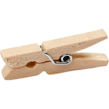 Creativ Company Wäscheklammern, L: 30 mm, B: 3 mm, 30 Stück 1 Box