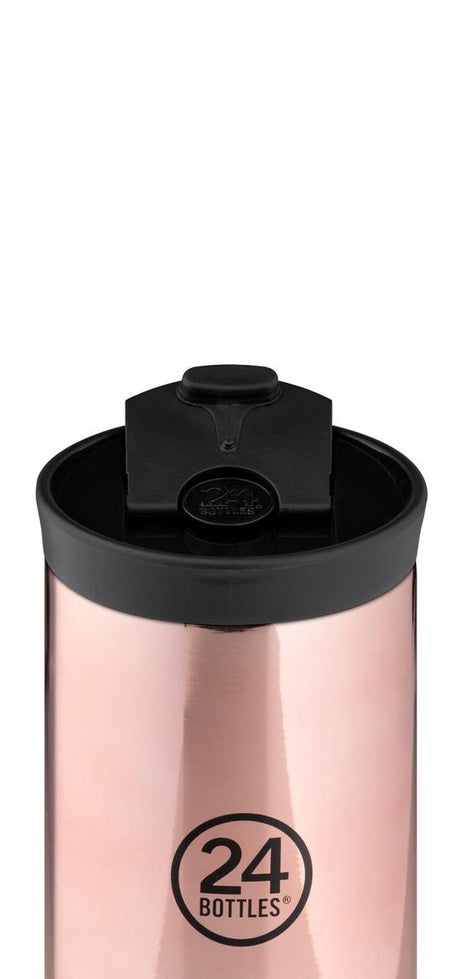 24bottles Reisetrinkbecher 350 ml Fassungsvermögen – Roségold