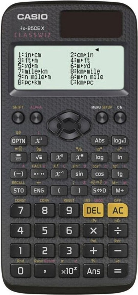 1799 Taschenrechner Casio Classwiz FX 85 CE X Czarny