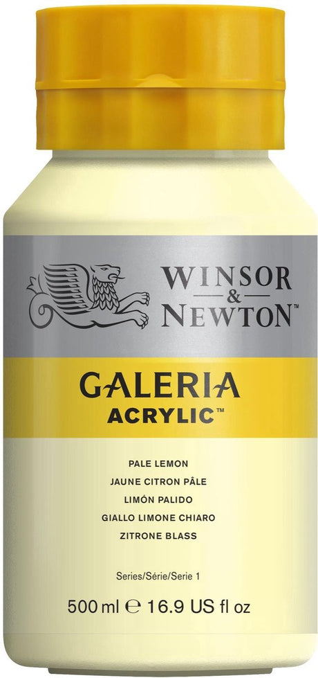 Winsor newton galeria acryl 500ml pale lemon