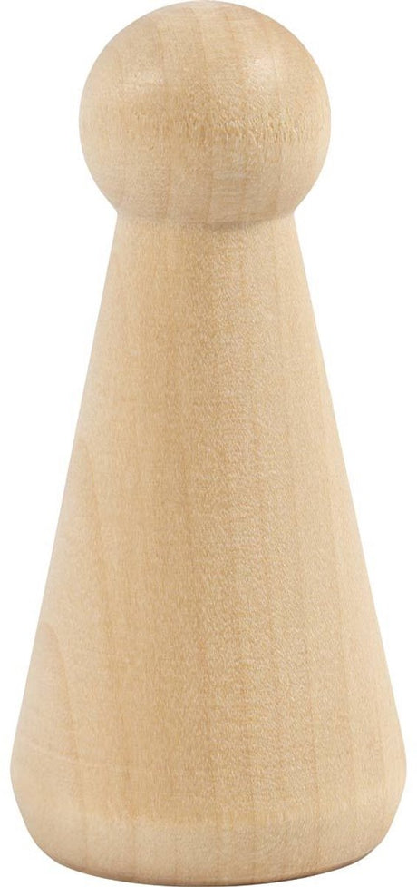 Creativ Company Holzfigur, kegelförmig, H: 8 cm, 3 Stück 1 Box