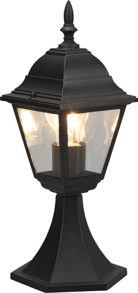 Trio livenza - paalverlichting - zwart mat - excl. 1x e27 4 w - zwenkbaar - indirecte verlichting - niet dimbaar - buitenverlichting - ip44