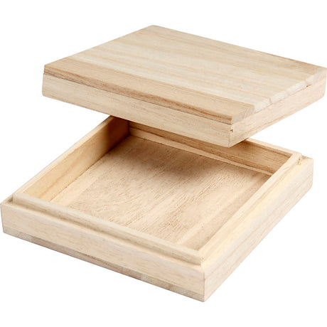 Creativ Firmenbox, H: 3 cm, Maße 10x10 cm, 1 Stück