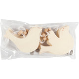 Creativ Company Friedenstaube, Größe 7,5x9,5 cm, Stärke 4 mm, 10 Stück 1 Karton