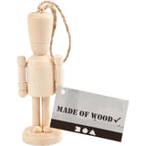 Creativ Company Holzfigur mit Hängsschnur