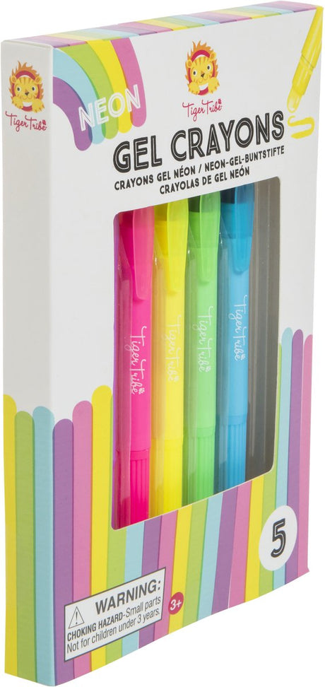 Neon-Gelstifte des Tigerstamms