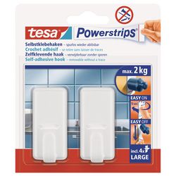 Wandhaken tesa 58010-00044 Steckdosenleisten weiß 2er Pack