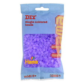 Hama Bügelperlen – 1000 Stück – Flieder transparent