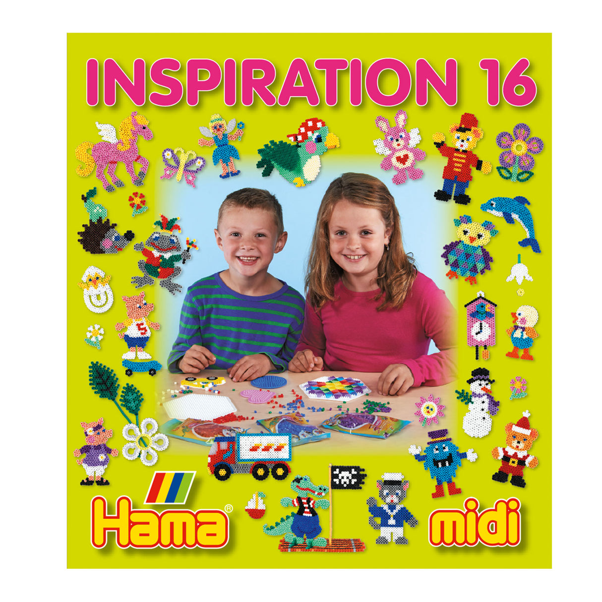 Inspirationsbroschüre Hama Midi-Bügelperlen, Nr. 16
