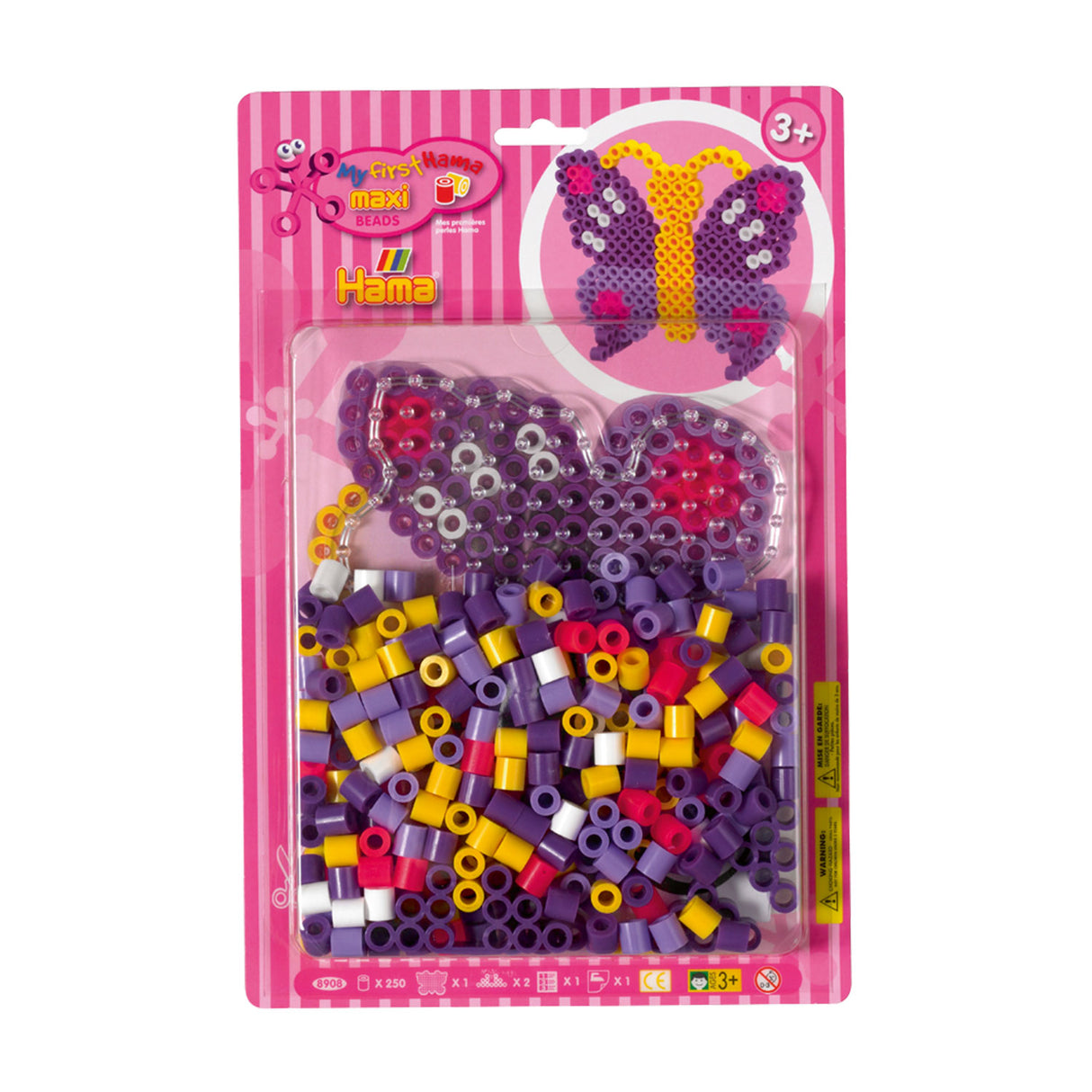 Hama Maxi String Perlen Blister Pack Butterfly 250 Stücke
