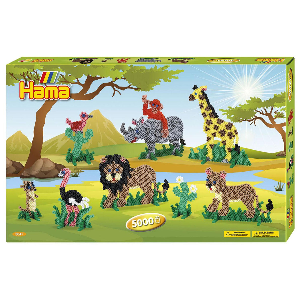 HAMA INTERING BEAD Set Safari, 5000ST.