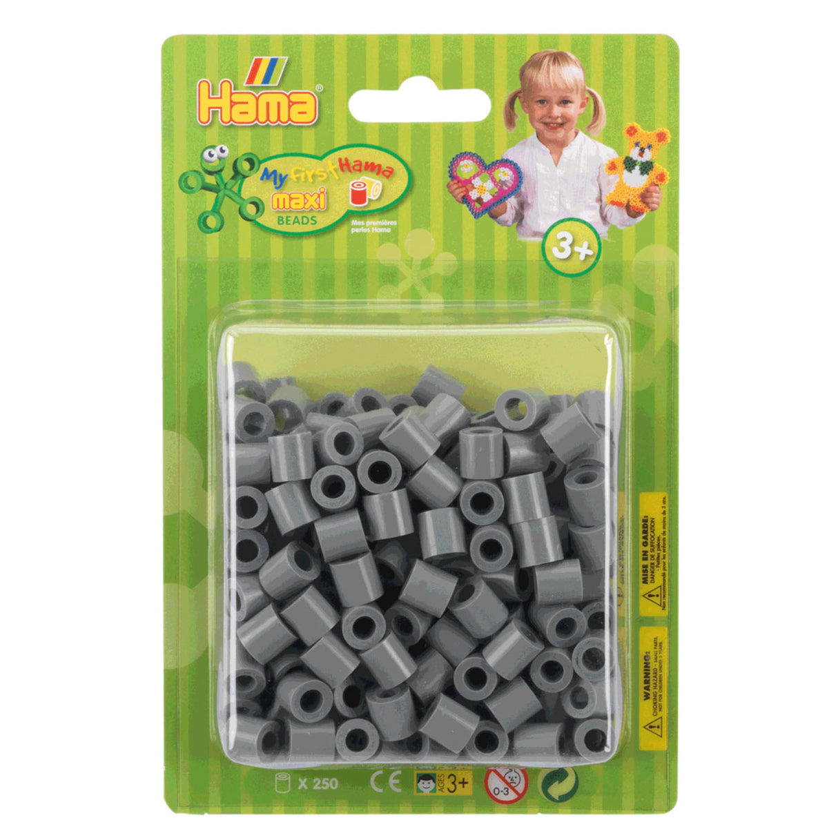 Hama Iron Beads Maxi Gray, 250e.