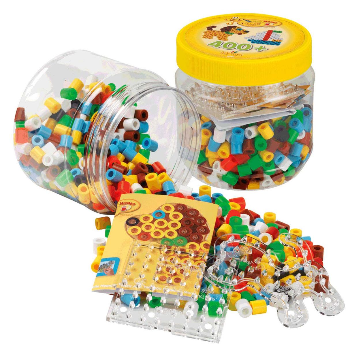 HAMA String Beads String perles Maxi Set en Pot 400+ Pieces