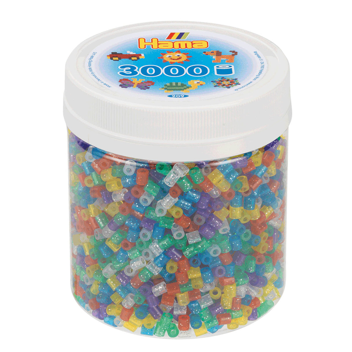 HAMA String Peads v Pottje Glittermix (54), 3000st.