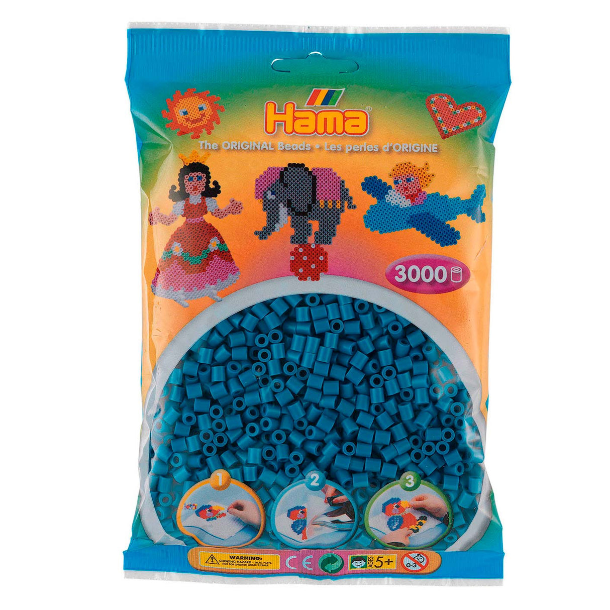 Hama Iron Beads Petrol Blauw (201–83), 3000st.