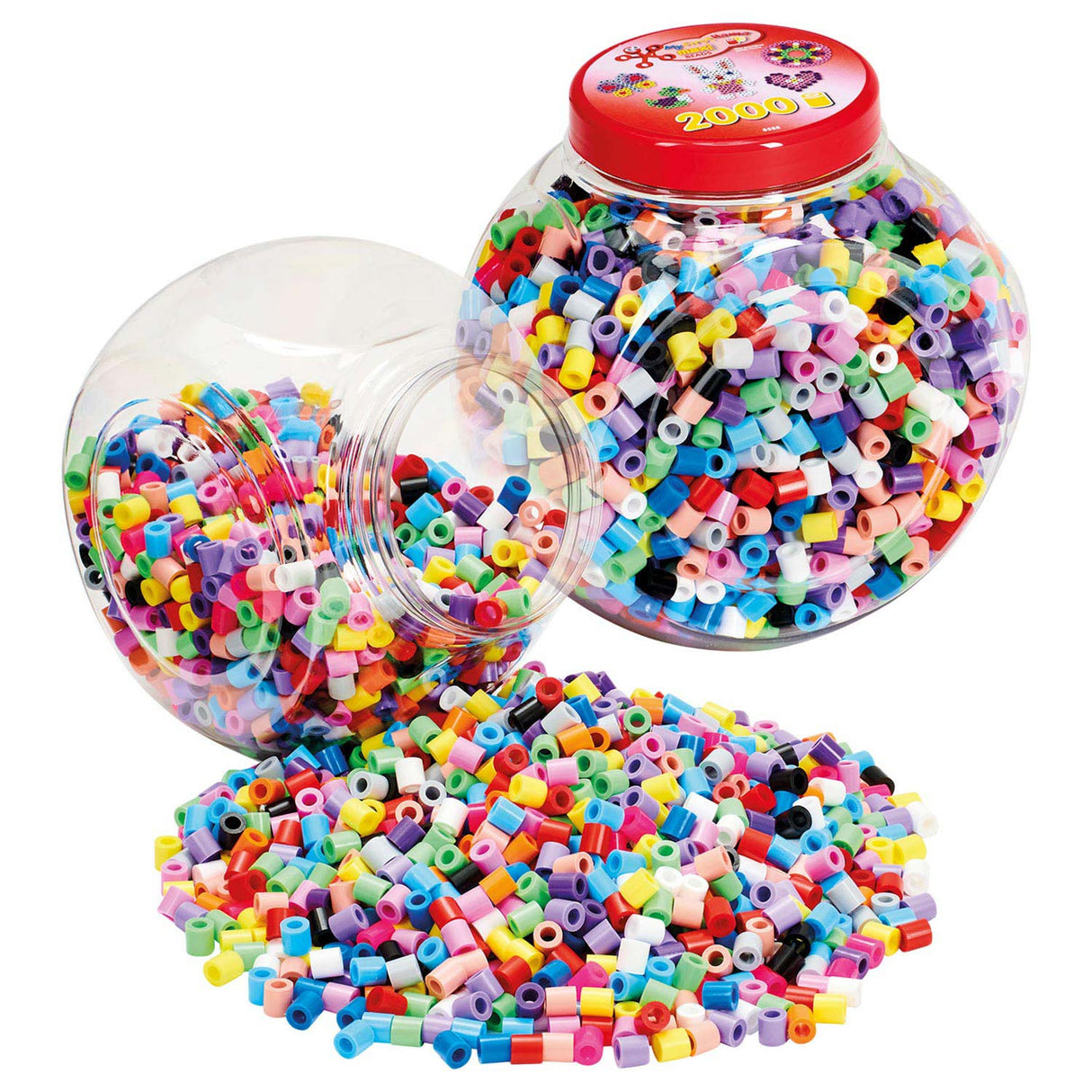 Hama irroning Bead Set am Pot Maxi Pastellmusix, 2000st.