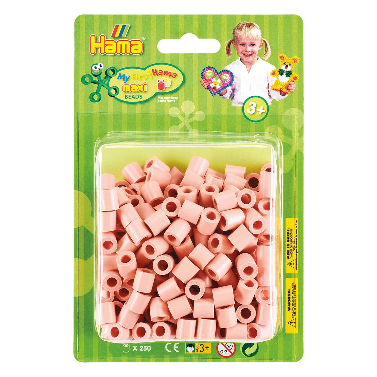 Hama Iron Beads Maxi Matte Pink, 250st.