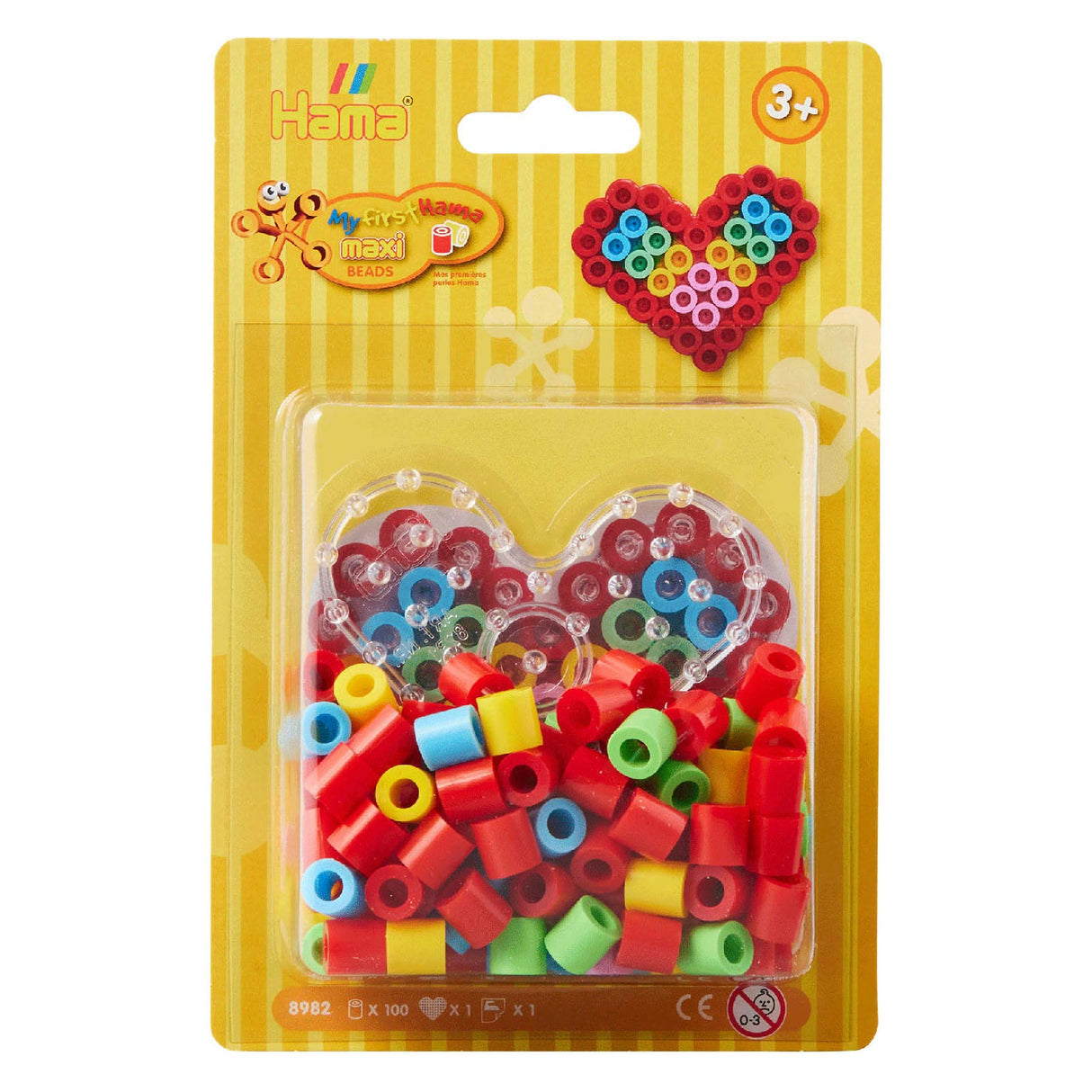 Hama Ironing Bead Set Maxi Hart, 100e.