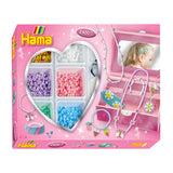 Hama Ironing Bead Set Bijoux Rose Rose, 2400ST.