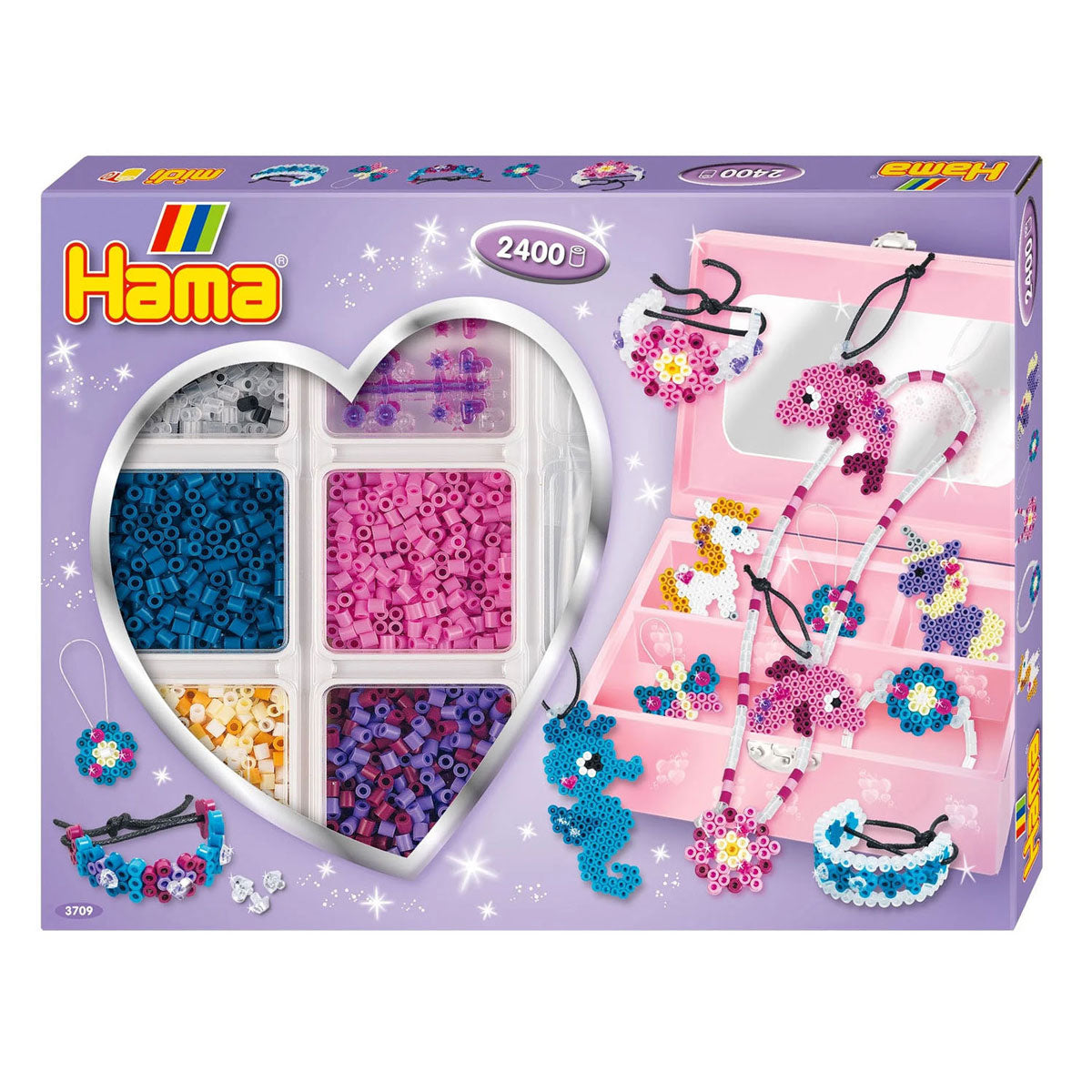 HAMA INTERNING BEAD Set Bijoux Rendre le violet, 2400ST.