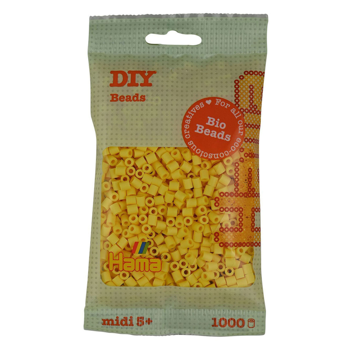 HAMA BIO INTERING Perles jaune clair (103), 1000st.