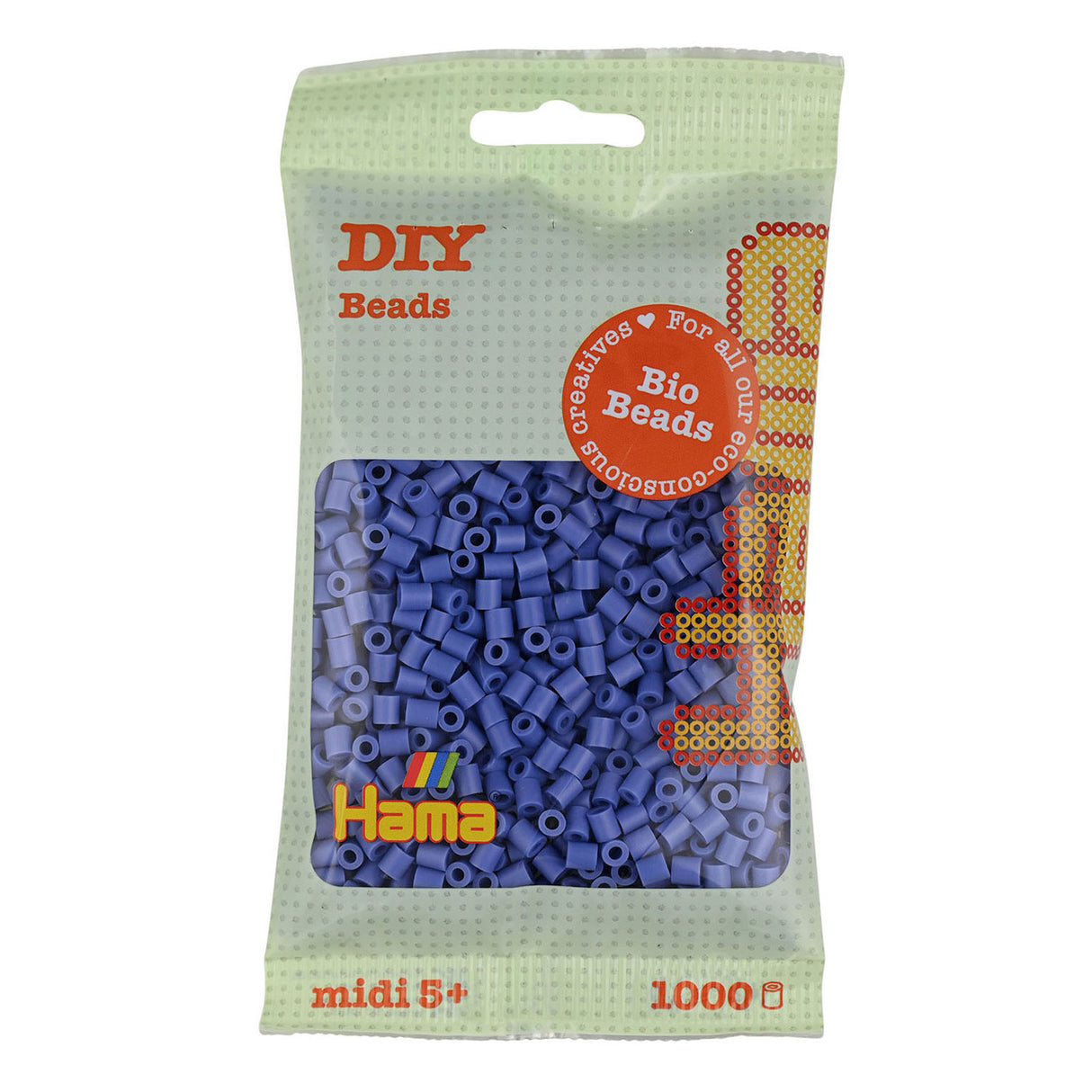 Hama Bio String Beads - Lavendel Purple (107), 1000st.