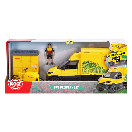 Dickie DHL Paketfahrzeug-Set