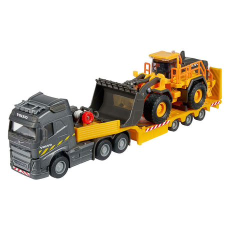 Majorette Volvo FH16 LKW mit Sattelauflieger und Radlader