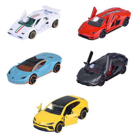 Majorette Lamborghini-Set, 5-teilig.
